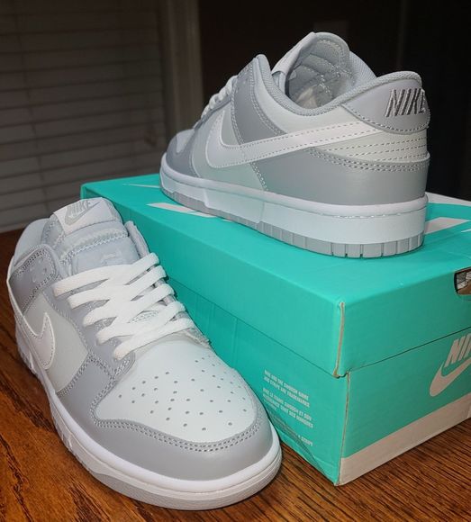 nike dunk low size 9.5 women's or 8 mens nw - Picture 3 of 7